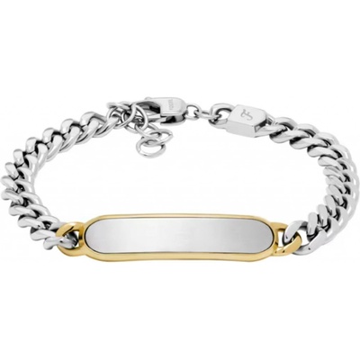 Fossil Elegantní ocelový bicolor náramek pro muže JF04851998