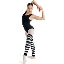 Capezio dámske plyšové návleky CK10984W čierna/sivá/biela