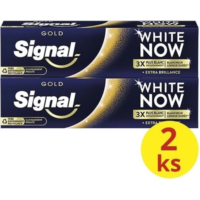 Signal White Now Gold 2 x 75 ml