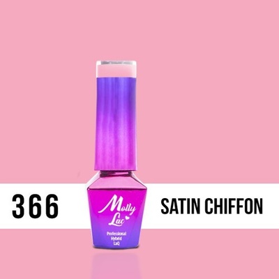 Molly Lac Gél lak Silk & Cotton SATIN CHIFFON 366 5 ml