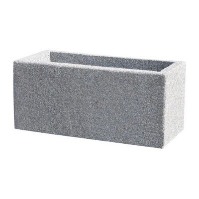 HTI Betonový květináč Linea 110x50x50 cm Žulová drť