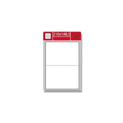 Coveris EPNW210148A4 nepermanentní etikety 210 x 148 mm 200 etiket bílá