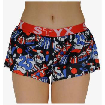 Styx Дамски шорти Styx art спортни гумени 25 години Styx | Cheren | ЖЕНИ | S