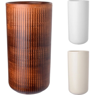 Váza turbo béžová 11,5x26,5cm 207288BZ - Váza