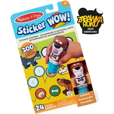 Melissa Doug Sticker Wow! Psík