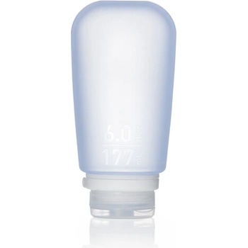 humangear GoToob+ Силиконова бутилка/чаша за пътуване 177 ml синя (072905)