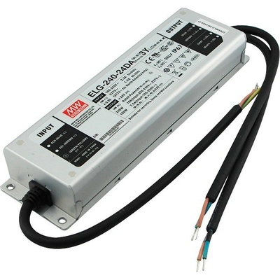 Ledshopik Stmívatelný LED zdroj Meanwell ELG-240-24DA 24V 240W 10A IP67 DALI 5 let záruka