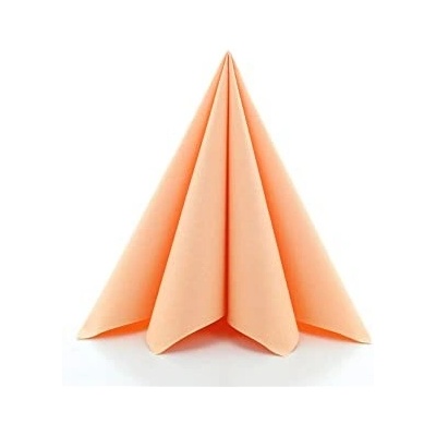 Mank servítky Airlaid apricot 40x40cm 50ks