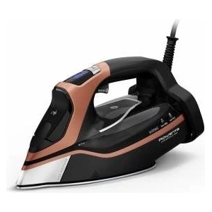 Rowenta Steamforce Pro Steam Iron, 3200 W, 75 g/min continuous steam output, extra strong steam shot, 350 ml water tank, scratch-resistant soleplate, anti-calc system, Black/Copper, DW9520D1 Ютии