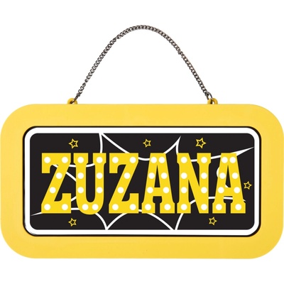 Neonová cedulka se jménem - Zuzana