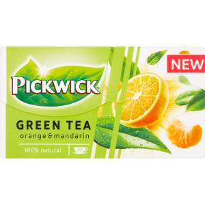 Pickwick Чай Pickwick Зелен портокал и мандарина 20x 1.5гр