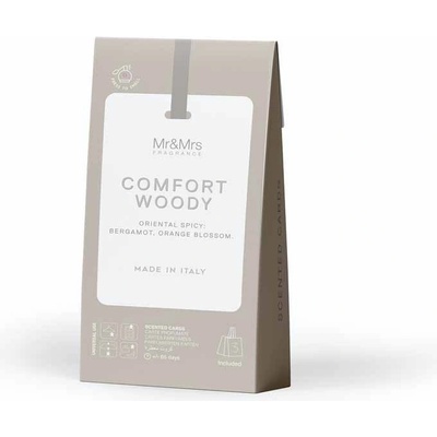 Mr&Mrs Fragrance VONNÁ KARTA DO ŠATNÍKU MR DRAWERS BÉŽOVÁ COMFORT WOODY 3 ks