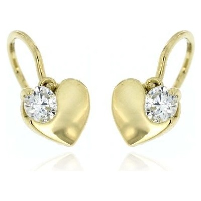 Zlatnictví U Kostela dětské náušnice srdíčka 1178ŽB