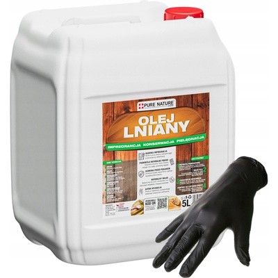 Olej na dřevo Pure Nature 5 l slámový, voděodolný, olejivzdorný