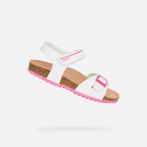 Geox Бели сандали Geox Chalki за момичета Geox | Byal | Момичешки | 24 - zoot - 81,91 лв