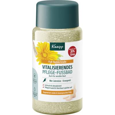 Kneipp Foot Care soľ do kúpeľa na chodidlá Bio Calendula & Orange Oil 600 g