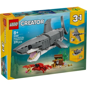 LEGO® Creator 3-in-1 - Fierce Shark with a Treasure Chest (31381)