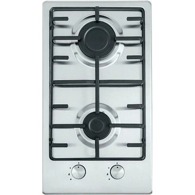 Finlux Газов плот за вграждане Finlux FX 320SIX, 3000 W, Две газови дюзи, 500 C, Решетка от чугун, Инокс (z6000)