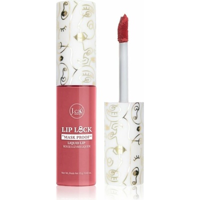 J,Cat Beauty Lip Lock dlouhotrvající tekutá rtěnka s matným efektem 108 Blessed 10 g