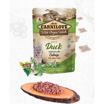 Carnilove Cat Rich in Duck Enriched with Catnip 85 g