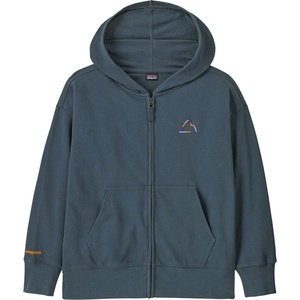Patagonia Детско яке за тренировка Patagonia Kid's Full-Zip Hoody Sweatshirt Training jacket - Fitz Roy Massif: Summit Blue - размер XL (704-6560-0115)