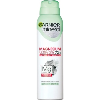 Image 1 of Garnier Mineral Спрей дезодорант Magnesium Ultra Dry 72H, 150 ml