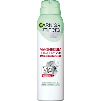 Garnier Mineral Спрей дезодорант Magnesium Ultra Dry 72H, 150 ml
