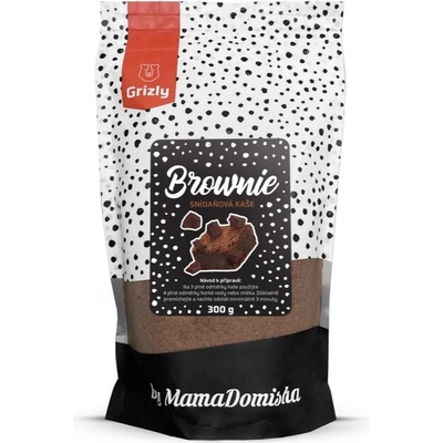 Grizly Brownie by MamaDomisha instantná kaša bez lepku príchuť Brownie 300 g