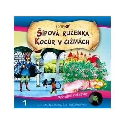 Najkrajšie Rozprávky - Šípová Ruženka / Kocúr v čižmách (CD) (8584019270927)