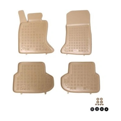 Rezaw-Plast Гумени стелки за bmw 5 Серия f10 / f11 (2013-2017) - тип леген - бежови