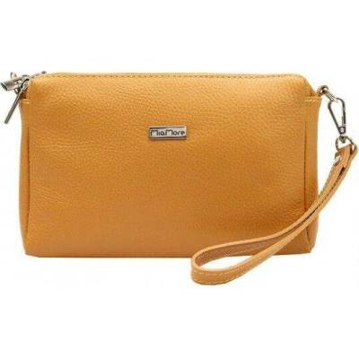 MiaMore kožená kabelka 01-042 Dollaro camel