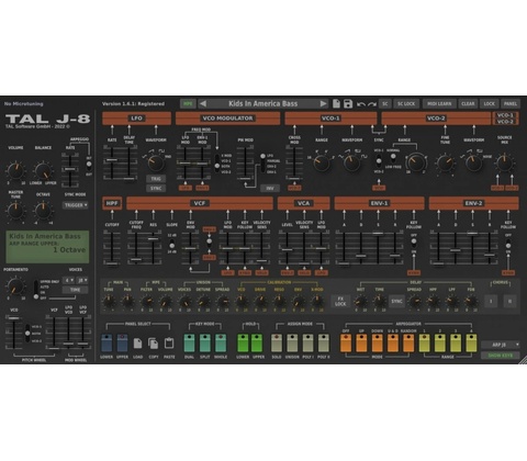 TAL SOFTWARE J-8 Jupiter 8