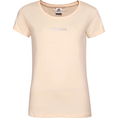Russell Athletic Dámske tričko TEE SHIRT béžová biela