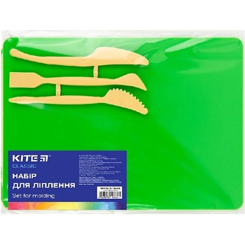 Kite Дъска с нож за пластелин Kite Classic Зелен (1616008-03-K-1140-04)