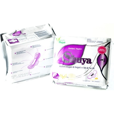 Shuya ultratenké hygienické vložky denné s krídelkami Active Oxygen&Negative lon&Far-IR 10 ks