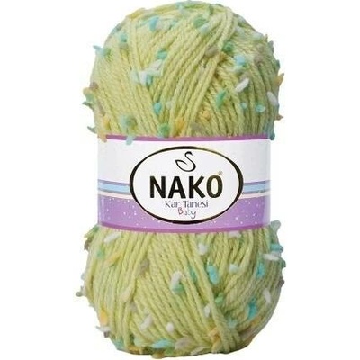 Nako Pletací příze Nako Kar Tanesi Baby 60312 - zelená