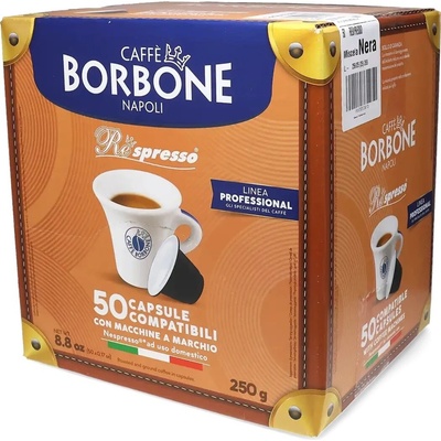 Caffé Borbone Kávové kapsle Caffe Borbone Miscela Nera do Nespresso 50 ks
