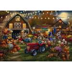 Schmidt Spiele - Puzzle Thomas Kinkade: Disney Dreams Collection - Mickey and Minnie Pumpkin Festival - 1 000 piese