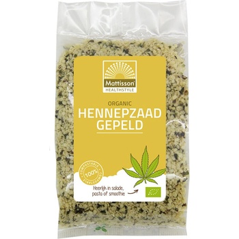 Mattisson Healthstyle Конопено семе (белено) 250 g | Mattisson Healthstyle (MT5535)