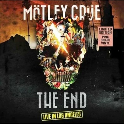 Motley Crue The End Live In Los Angeles Pink Snafu Coloured 2 LP