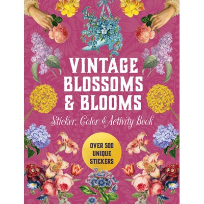 Vintage Blossoms and Blooms Sticker, Color & Activity Book