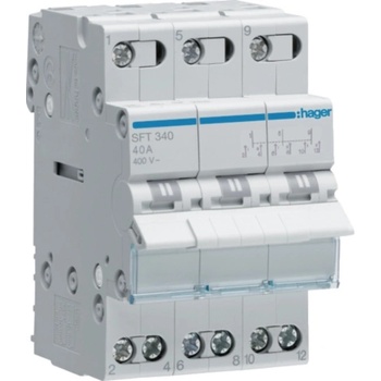 HAGER ТОВАРОВ ПРЕВКЛЮЧВАТЕЛ 3p/40a/400v (m041739)
