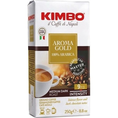 Kimbo Italská mletá Aroma Gold 100% Arabica 250 g