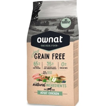 Image 1 of OWNAT Adult Grain Free Chicken - Натурална суха храна, БЕЗ ЗЪРНО, за пораснали кучета от всички породи, с 65% пилешко месo - 14 кг, Испания - 109641