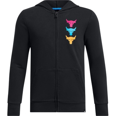 Under Armour PJT RCK Boys LS FZ HD Q2 1384091-001 černá