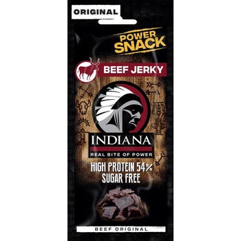 Indiana Jerky hovädzie Power Snack Original 12 g