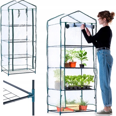 Kadax Fóliový tunel 170 cm x 68 cm bezbarvý 4,6 m²