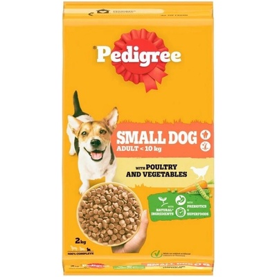 Pedigree Adult Small Dog s hydinou a zeleninou 2 kg