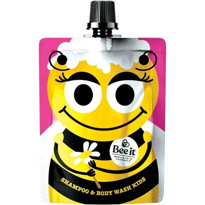 Bee it Kids Шампоан и душ гел 2 в 1, за момиче, 250 ml