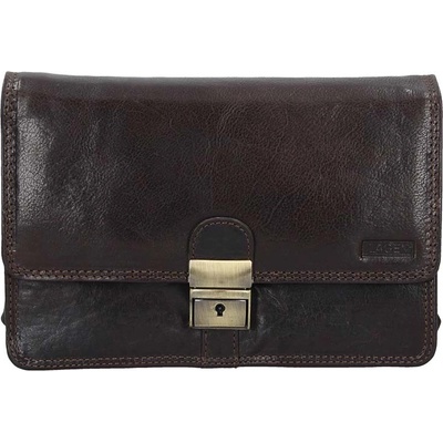 Lagen pánská kožená etue E 2016 T Černá